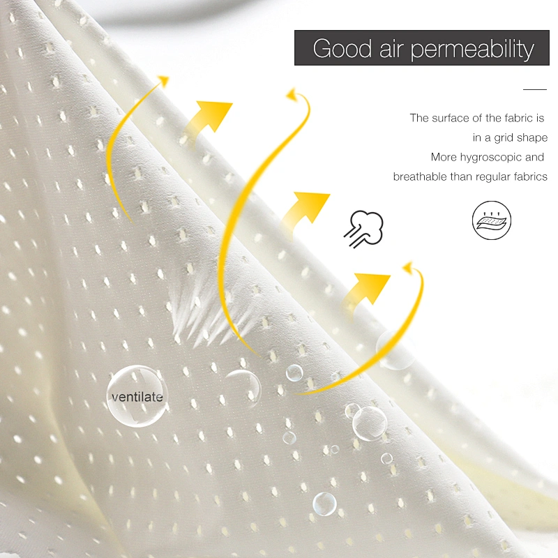 Knitted elastic nylon spandex  skin friendly mesh fabric